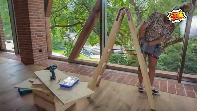 Стеллаж из лестницы своими руками. Эпидемия смеха смотреть онлайн
