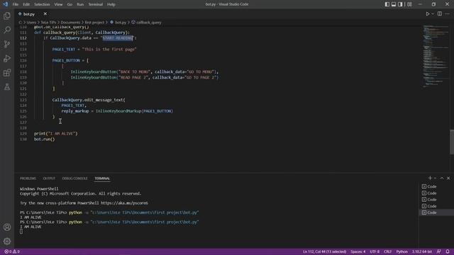 #15 CallbackQuery | Learn Pyrogram | How To Code A Telegram bot