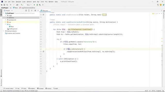 Робота з директоріями | Java смотреть онлайн