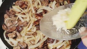 Вкуснейшие куриные сердечки по корейски.
