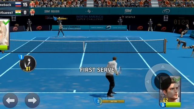 Tennis Slam Android Gameplay @ SPR GAMING ZONE смотреть онлайн