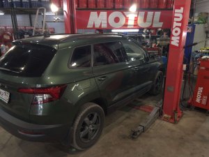 Замена масла в АКПП Skoda Karoq 09s Aisin AQ300