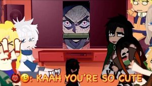 Anime characters react to each other//1/9// Nezuko kamado\\ Th€§!tt!ngBr!d€§m&!d