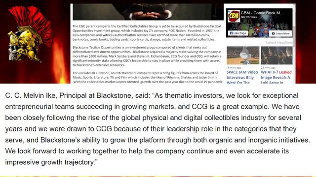 CGC Comics SOLD to Blackstone, HEDGE FUND SHENANIGANS?? Bought $500 Million for CCG Collectibles смотреть онлайн