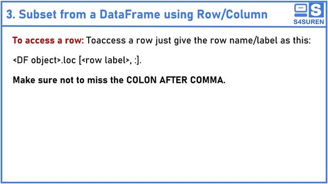 Selecting / Accessing Data from DataFrame CH-1 Python Pandas |  IP ( IP 065)  | Class: 12