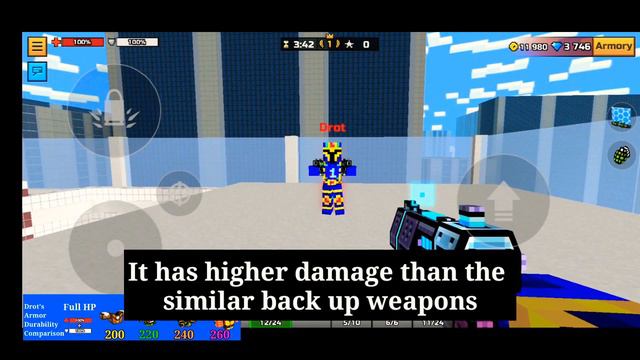 Comparing Piercer and Final Verdict With Other Weapons in Pixel Gun 3D смотреть онлайн