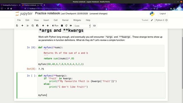 *args and **kwargs in Python