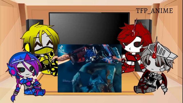 TFP reaction to Optimus and Bumblebee with TF|Реакция ТФП на Оптимуса и Бамблби с ТФ| смотреть онлайн