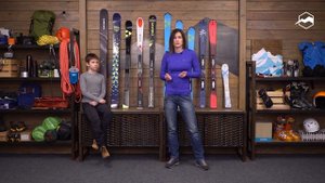 Как выбрать детские горные лыжи