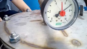 Испытание самодельного автоклава