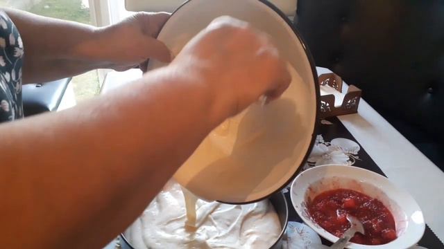 Пирог с малиной,очень лёгкий рецепт,вкусняшка!!! смотреть онлайн