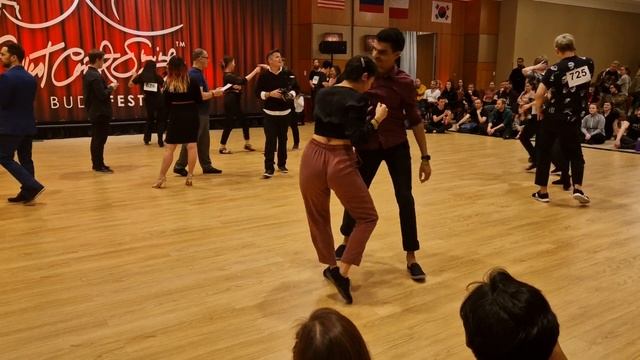 Improv West Coast Swing - Carlos Procopio & Cindy Perella - Budafest 2023 Strictly Semi-finals song смотреть онлайн