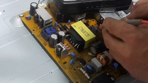 Телевизор LG типовая неисправность.