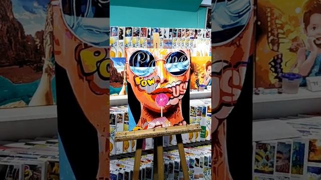 Картина по номерам Девушка с Чупа-чупсом 40x50 VA-1347 смотреть онлайн