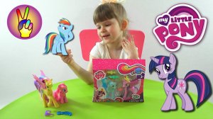 Май Литл Пони игрушки МЛП  Распаковка My Little Pony. Радуга ДЭШ  и принцесса Искорка. Victoria Play