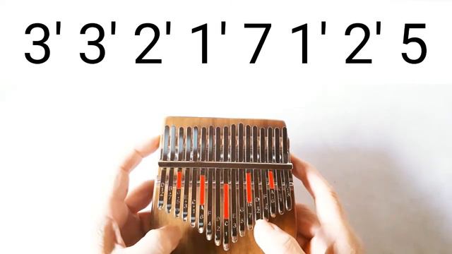 Schubert's Lullaby (Easy Tabs/Tutorial/Play-Along)【Kalimba Cover】 смотреть онлайн