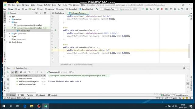Calculator test - unit test смотреть онлайн