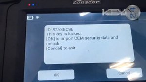 Volvo XC60 2012 Key Programming by Lonsdor K518