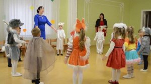 Осенний хоровод Праздник Осени в детском саду Средняя группа