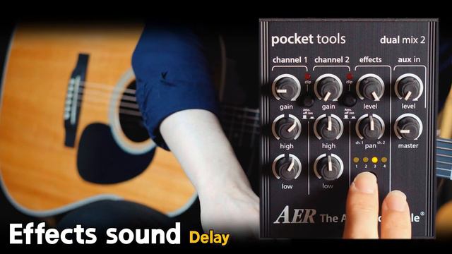 들고다니는 AER 프리앰프! AER Pocket Tools Dual Mix 2 / 듀얼믹스2 통기타 앰프 DI acoustic amp