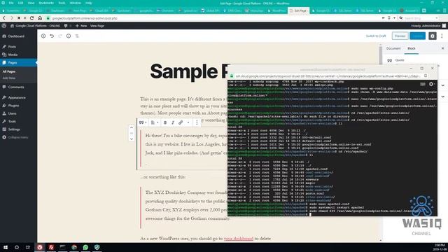 [20/22] STEP 19 : Troubleshooting .htaccess [Easily Host WordPress Website with Google Cloud - 2020 смотреть онлайн