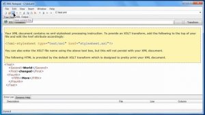 Using XML Notepad