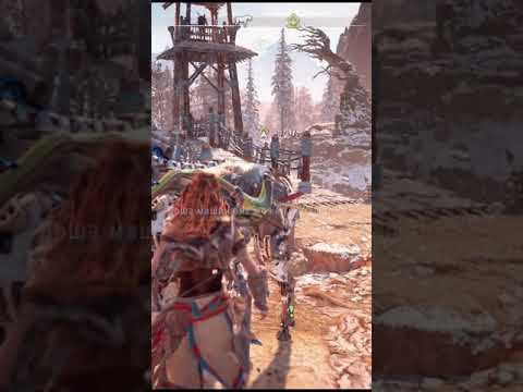 Два пилозуба сразу Horizon Zero Dawn #Shorts