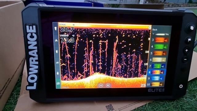 Lowrance elite 9FS.
