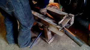 Самодельный трубогиб. Гибка трубы 57мм