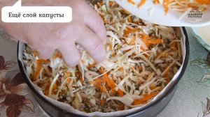 Наливной пирог с капустой и рыбными консервами - нереально вкусно, сытно, быстро, просто и недорого