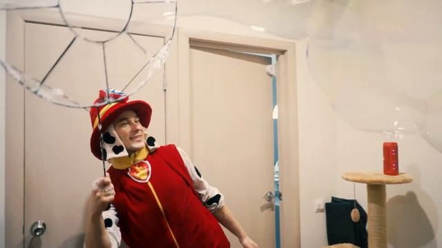 Шоу мыльных пузырей на детский день рождения смотреть онлайн