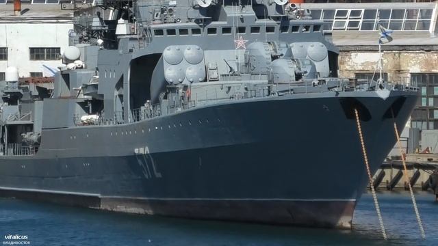 Как выглядит эсминец "Быстрый" в 2021, Владивосток.