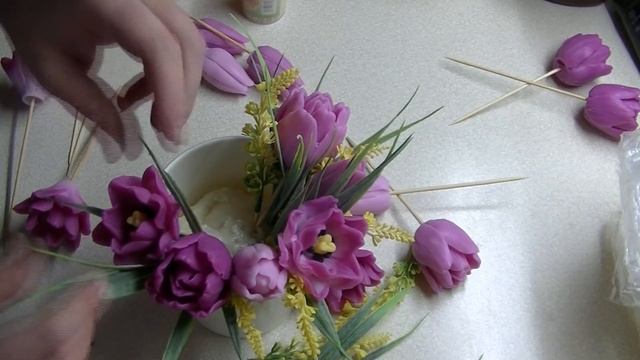 Мыловарение | Букет тюльпанов | Soap tulips смотреть онлайн