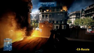 Как запрыгивать на 3 этаж в оба дома в игре Battlefield 3 карта METRO