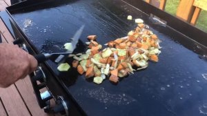 Crappies on the blackstone griddle