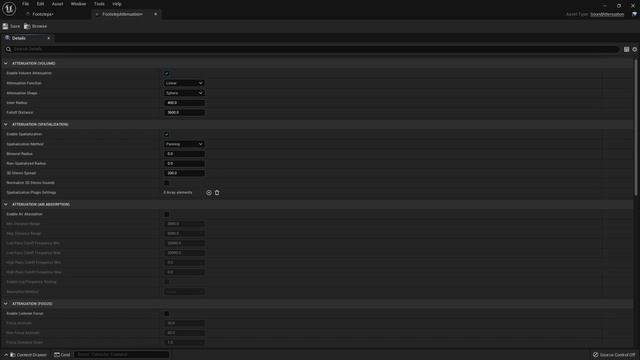 Unreal Engine 5 - Attenuating Meta Sounds
