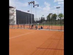 Новорижское шоссе,  КП "Онегино", 3 теннисных корта, покрытие Теннисит