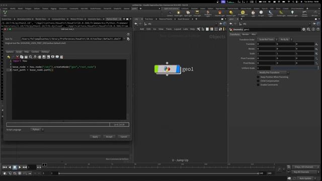 Houdini Python API | Python For Production Week 1 (Free Lessons From A Pro Developer)