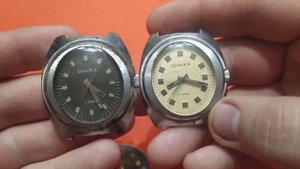 Часы "Чайка"2609Н "Яйцо","Рыбий глаз"