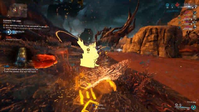 Warframe: Unleashing Protea's Power in Deimos Bounties! смотреть онлайн