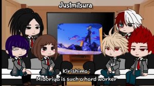 Class 1-A react to future Deku || Spoilers!? || Mha/Bnha