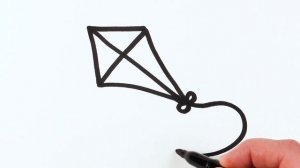 Рисуем фломастерами. Простой милый рисунок. Рисование для детей