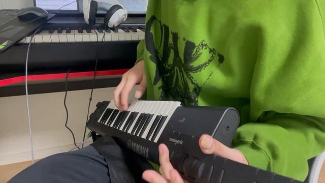 Eagles - Hotel California "Keytar" Cover(guitar solo) смотреть онлайн