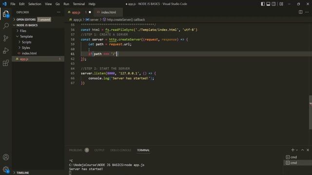 #12 Creating Routes in Node JS | Fundamentals of NODE JS | A Complete NODE JS Course