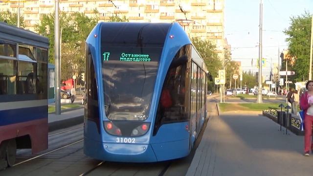 New Russian Tram in Moscow - 18.05.2017 смотреть онлайн