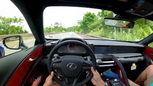 Lexus LC500 Cold Start Acceleration and Sound