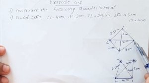 Q.no.(i),Exercise 4.2/CBSE Class 8 Maths Chapter 4 Practical Geometry In Malayalam/Grace Jose