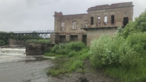 Вымирающая деревня Боровая. Река Иня, заброшенная Киикская ГЭС. Новосибирская область.