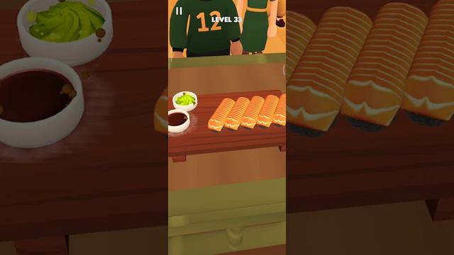 Walkthrough Game Sushi Roll 3D-By QN Offical""Start Level 4 Day 6"" #QNOffial #Sushi Roll 3D