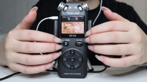 ASMR Tapping & Scratching Tascam (No Talking)